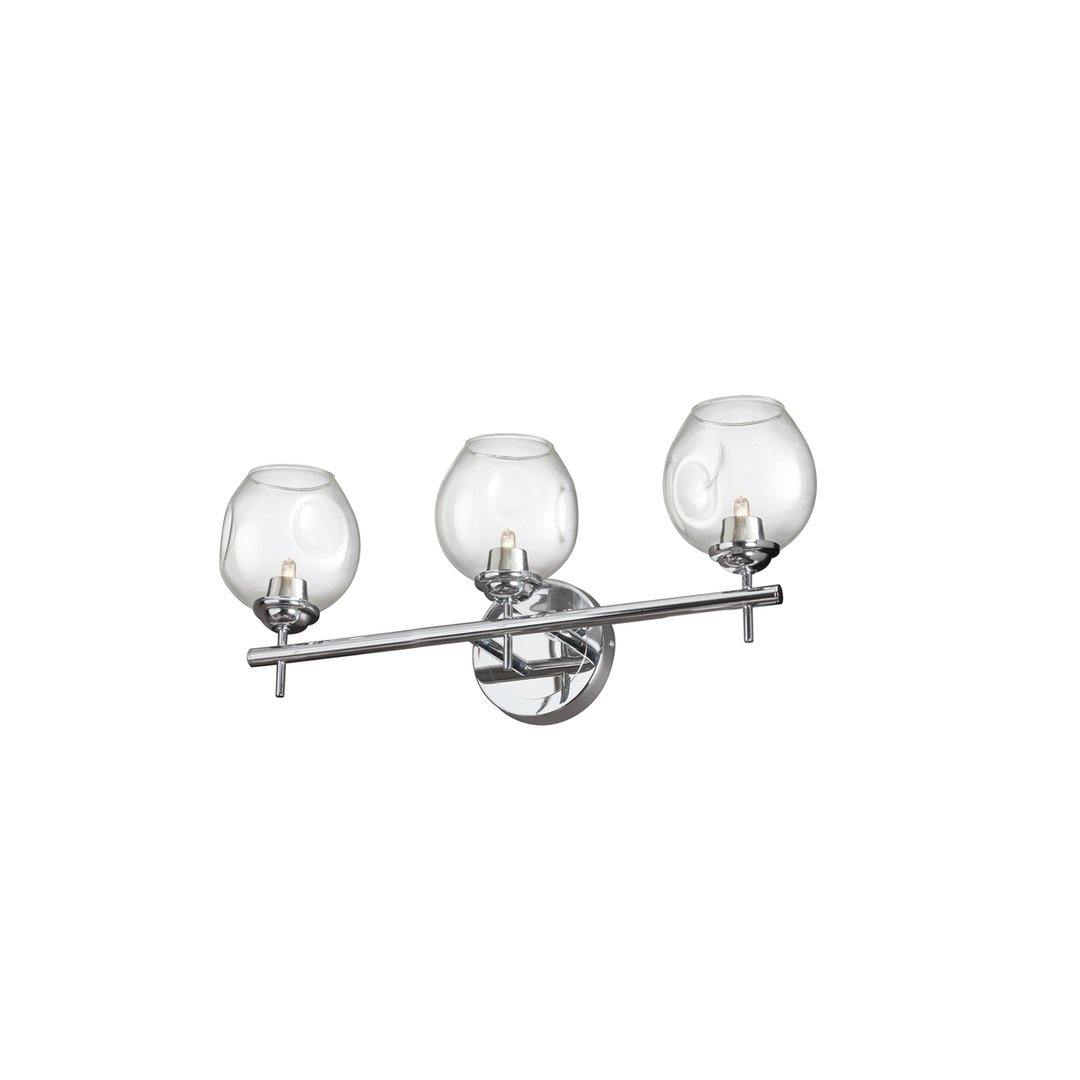 Steel with Glass Shade Vanity Light - LV LIGHTING