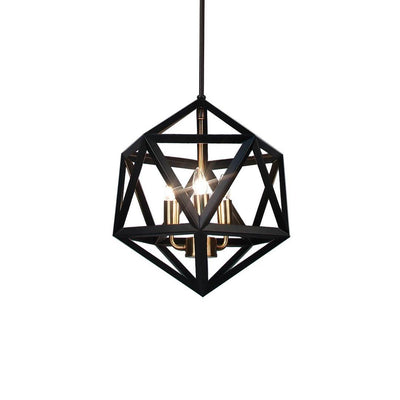 Steel with Symmitrical Shade Pendant - LV LIGHTING