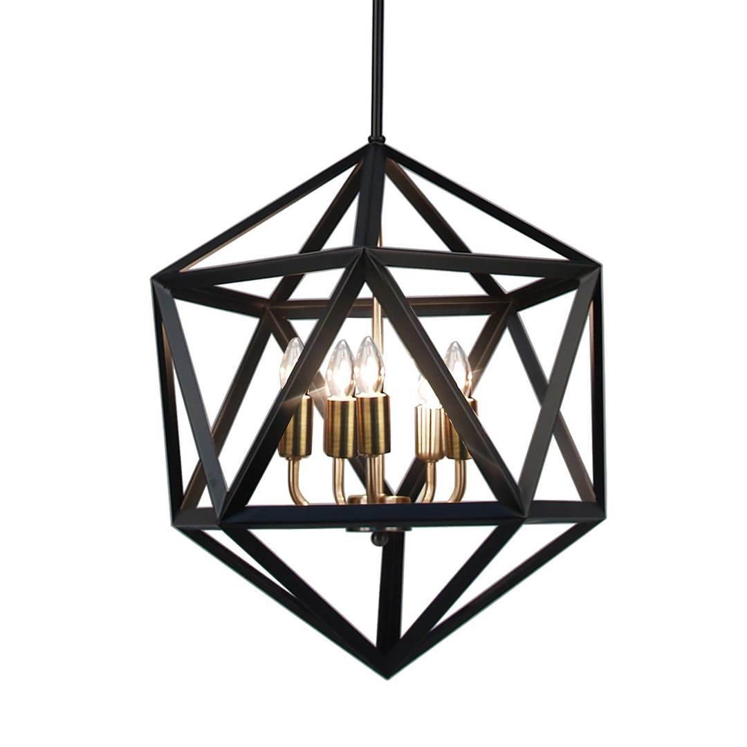 Steel with Symmitrical Shade Pendant - LV LIGHTING
