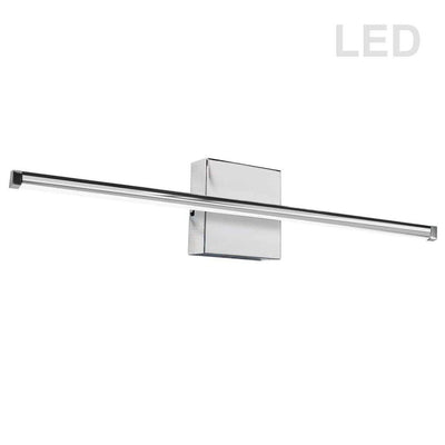 LED Steel with White Diffuser Wall Sconce - LV LIGHTING