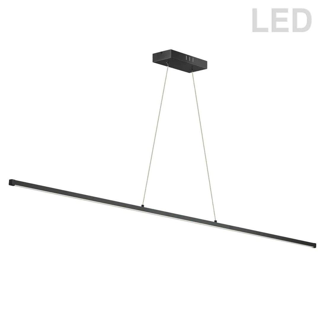 LED Steel Frame with White Diffuser Linear Pendant - LV LIGHTING