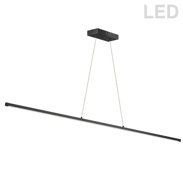 LED Steel Frame with White Diffuser Linear Pendant - LV LIGHTING