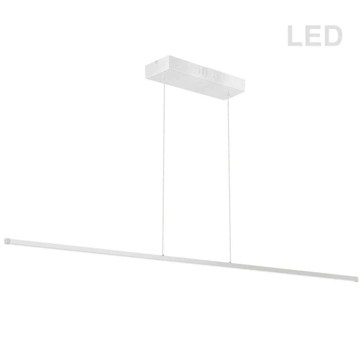 LED Steel Frame with White Diffuser Linear Pendant - LV LIGHTING