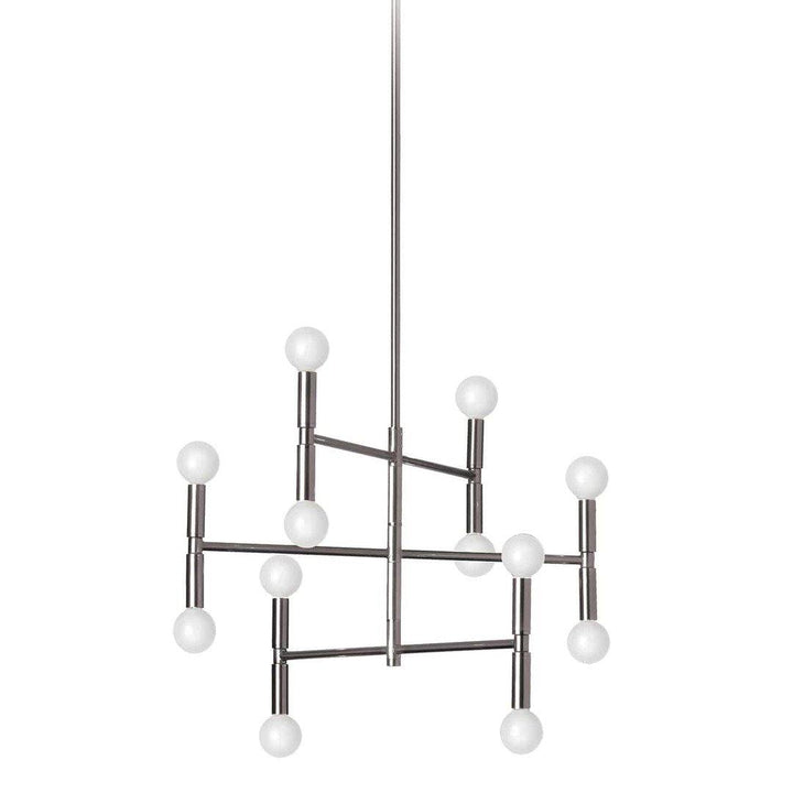 Steel with Visible Lightbulb Chandelier - LV LIGHTING