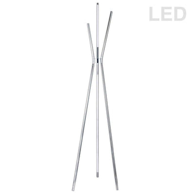 LED Steel Rod Style Floor Lamp - LV LIGHTING