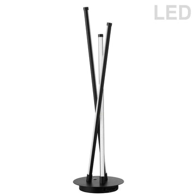 LED Steel Rod Style Table Lamp - LV LIGHTING