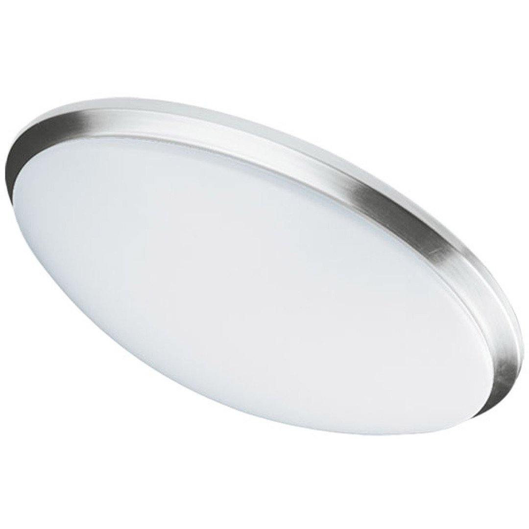 LED Steel with Acrylic Shade Round Flush Mount - LV LIGHTING