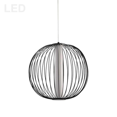 LED with Round Caged Pendant - LV LIGHTING