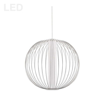 LED with Round Caged Pendant - LV LIGHTING