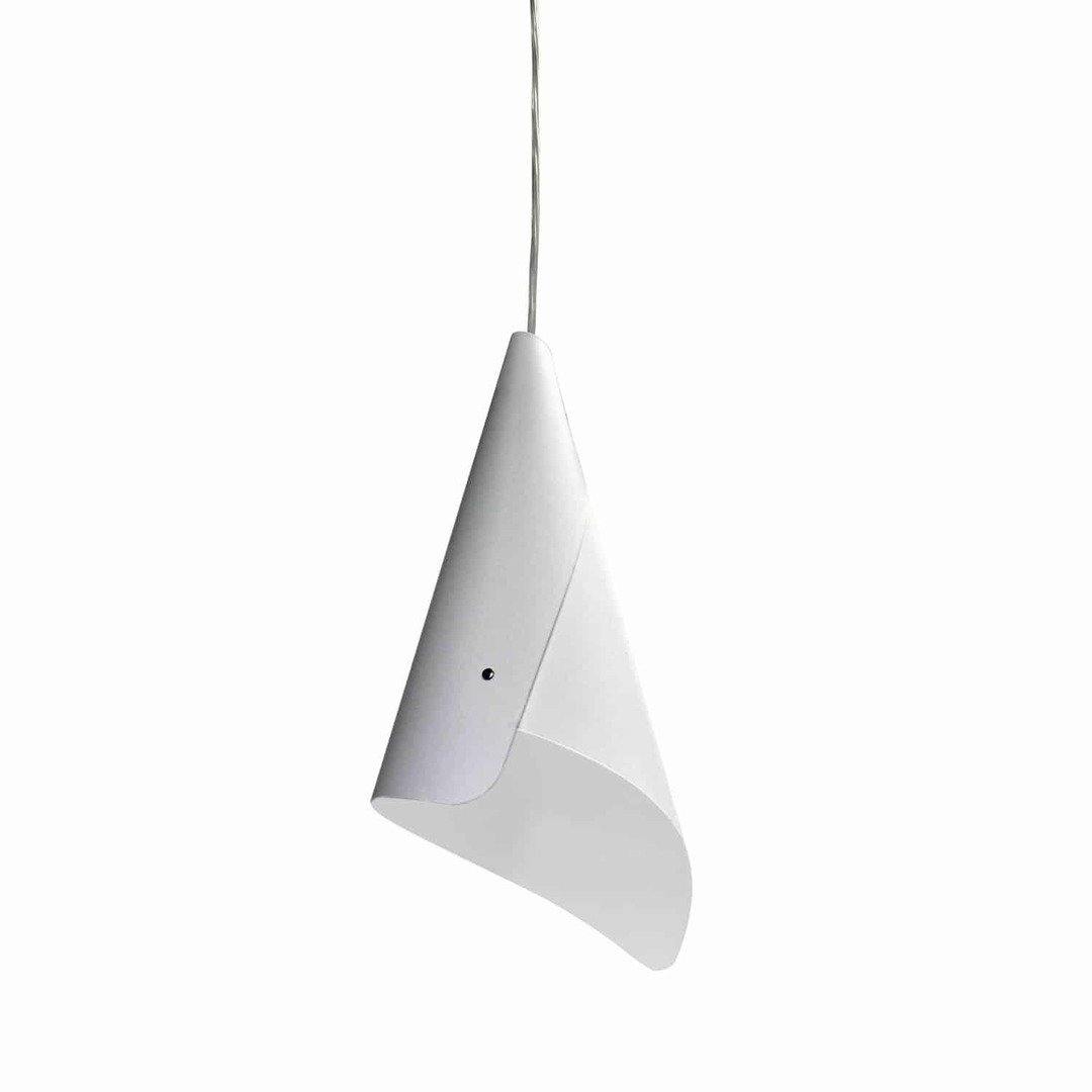 Polished Chrome with Fabric Wrapped Shade Pendant - LV LIGHTING