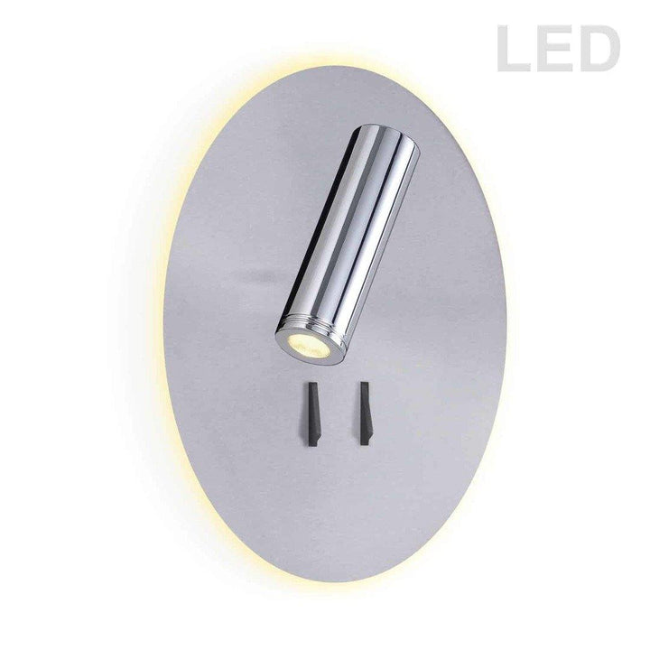 LED Steel Round Readin Light Wall Sconce - LV LIGHTING