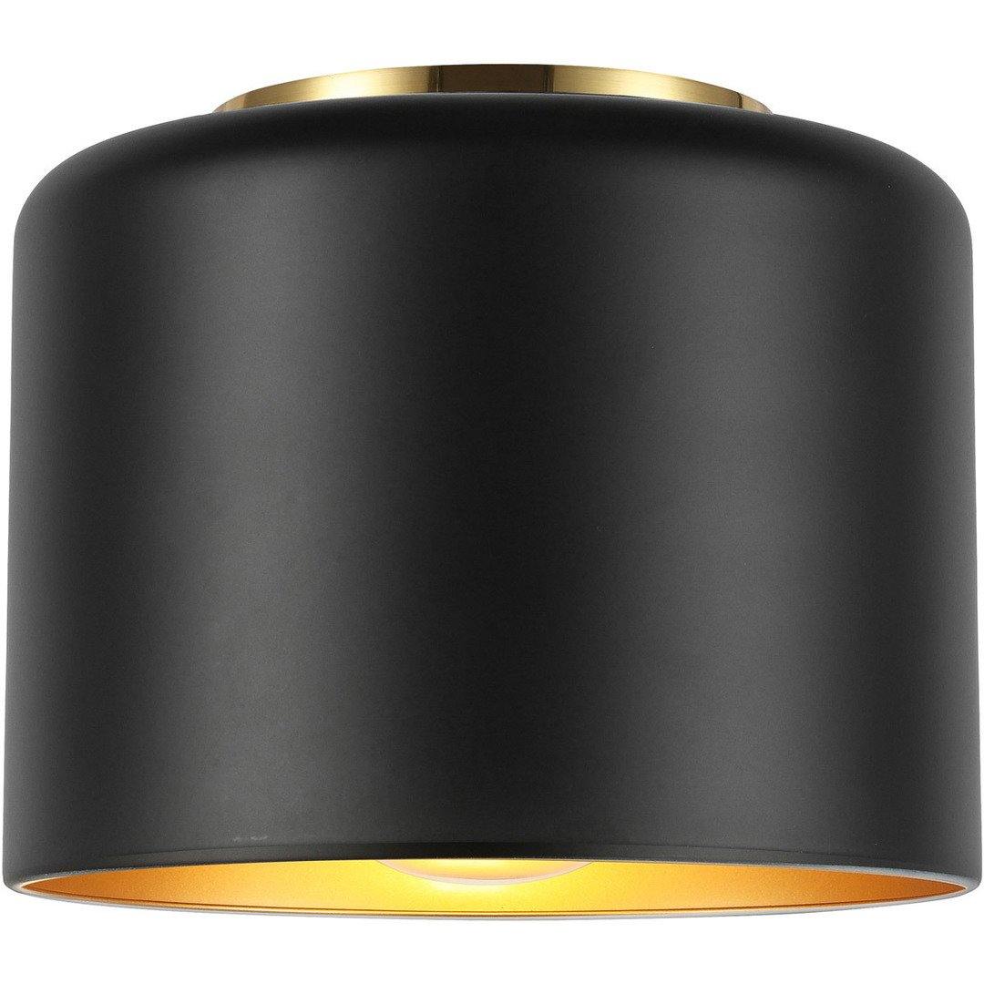 Steel with Cylindrical Shade Flush Mount - LV LIGHTING