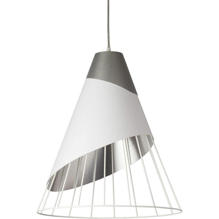 Steel with Half Open Air Shade Chandelier - LV LIGHTING
