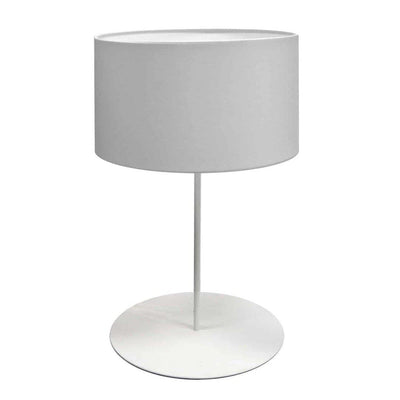 Steel with Fabric Drum Shade Table Lamp - LV LIGHTING