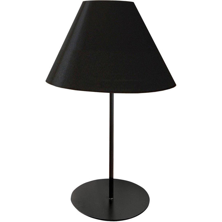 Steel with Fabric Cone Shade Table Lamp - LV LIGHTING