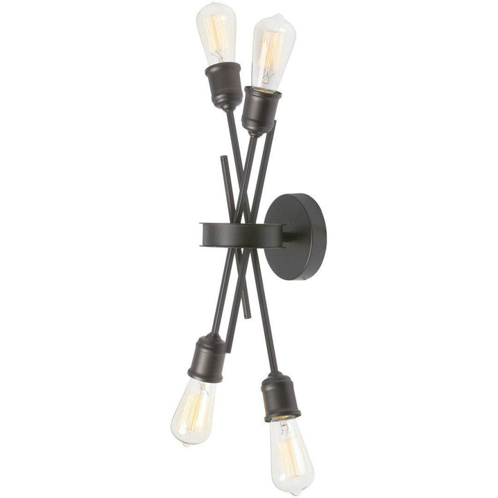 Steel Roded Style Wall Sconce - LV LIGHTING
