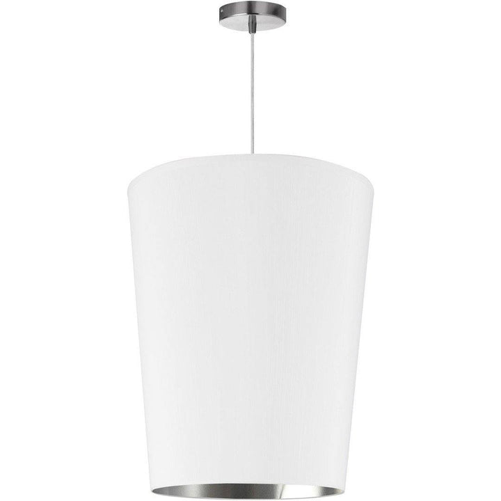 Steel with Fabric Shade Pendant - LV LIGHTING
