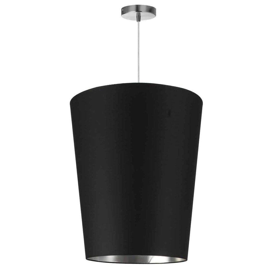 Steel with Fabric Shade Pendant - LV LIGHTING