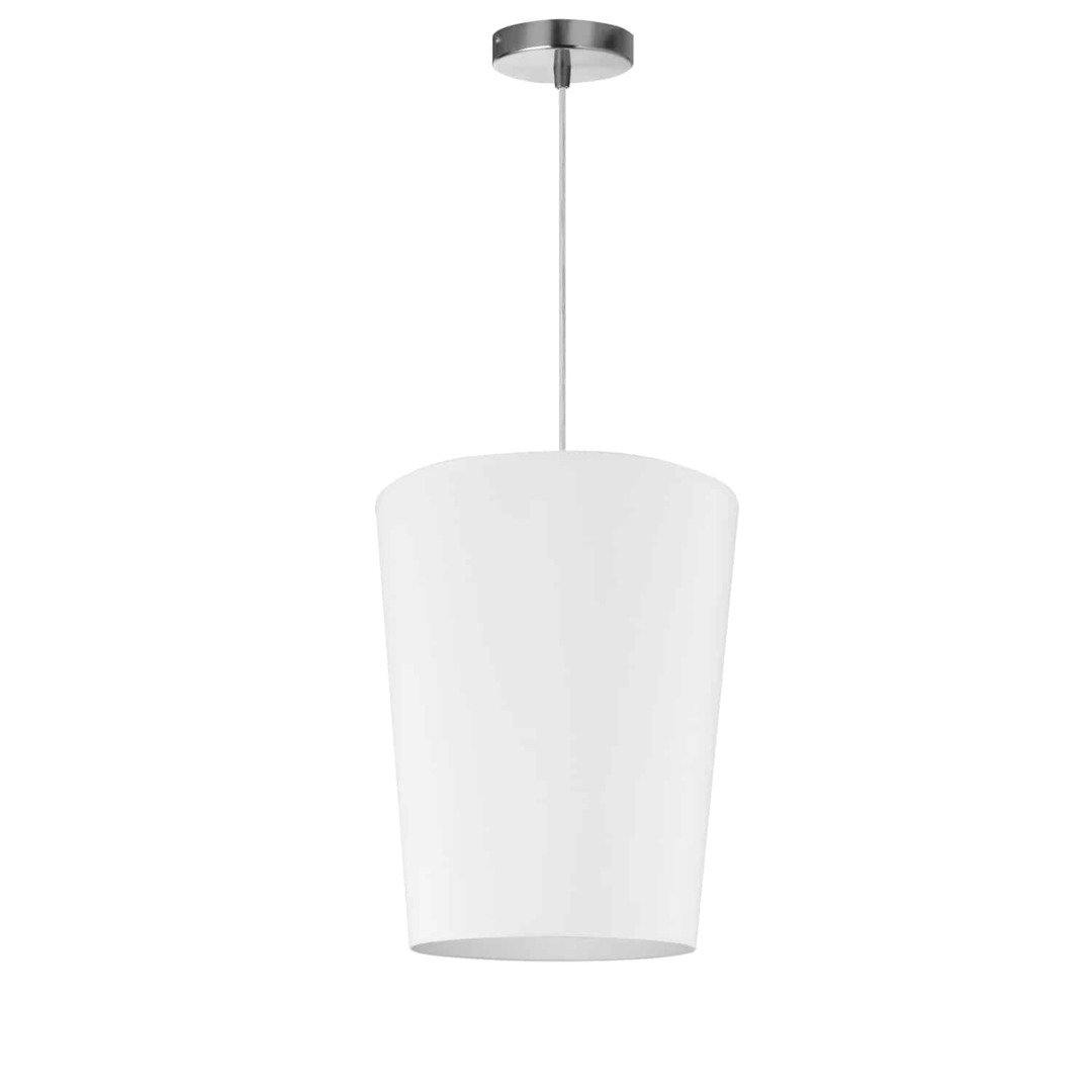Steel with Fabric Shade Pendant - LV LIGHTING