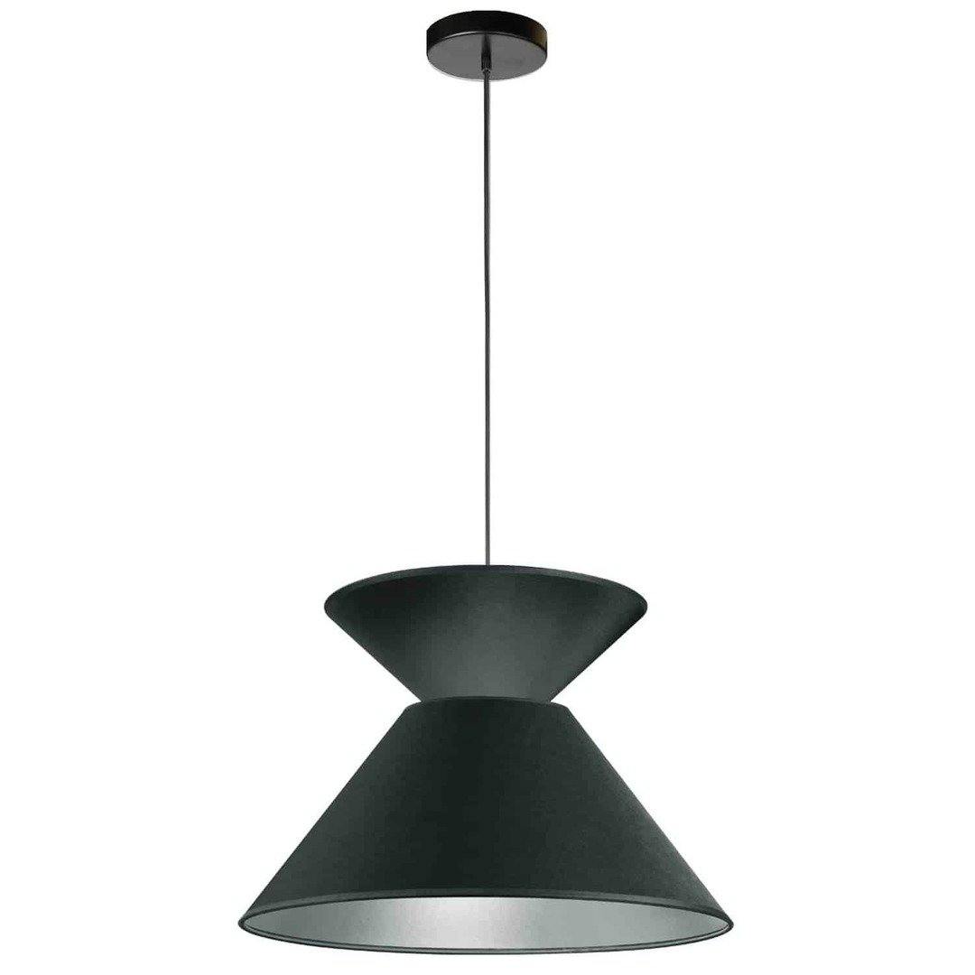 Steel with Fabric Shade Pendant - LV LIGHTING