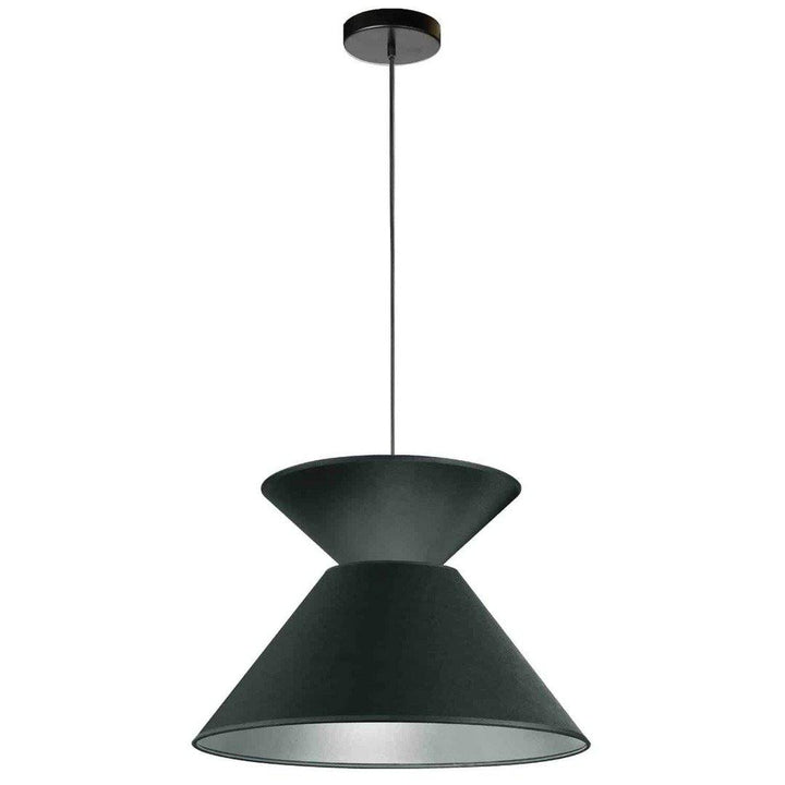 Steel with Fabric Shade Pendant - LV LIGHTING