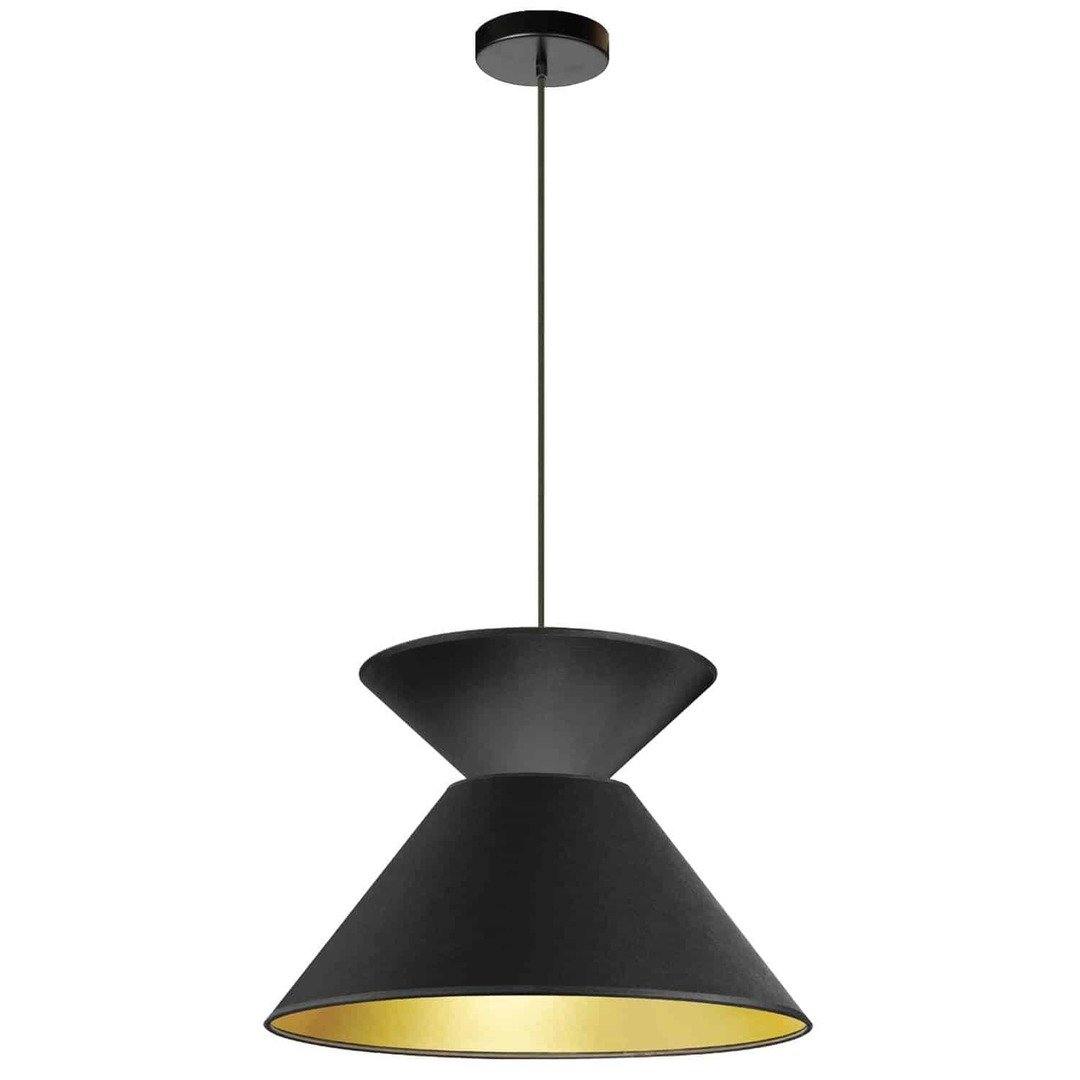 Steel with Fabric Shade Pendant - LV LIGHTING