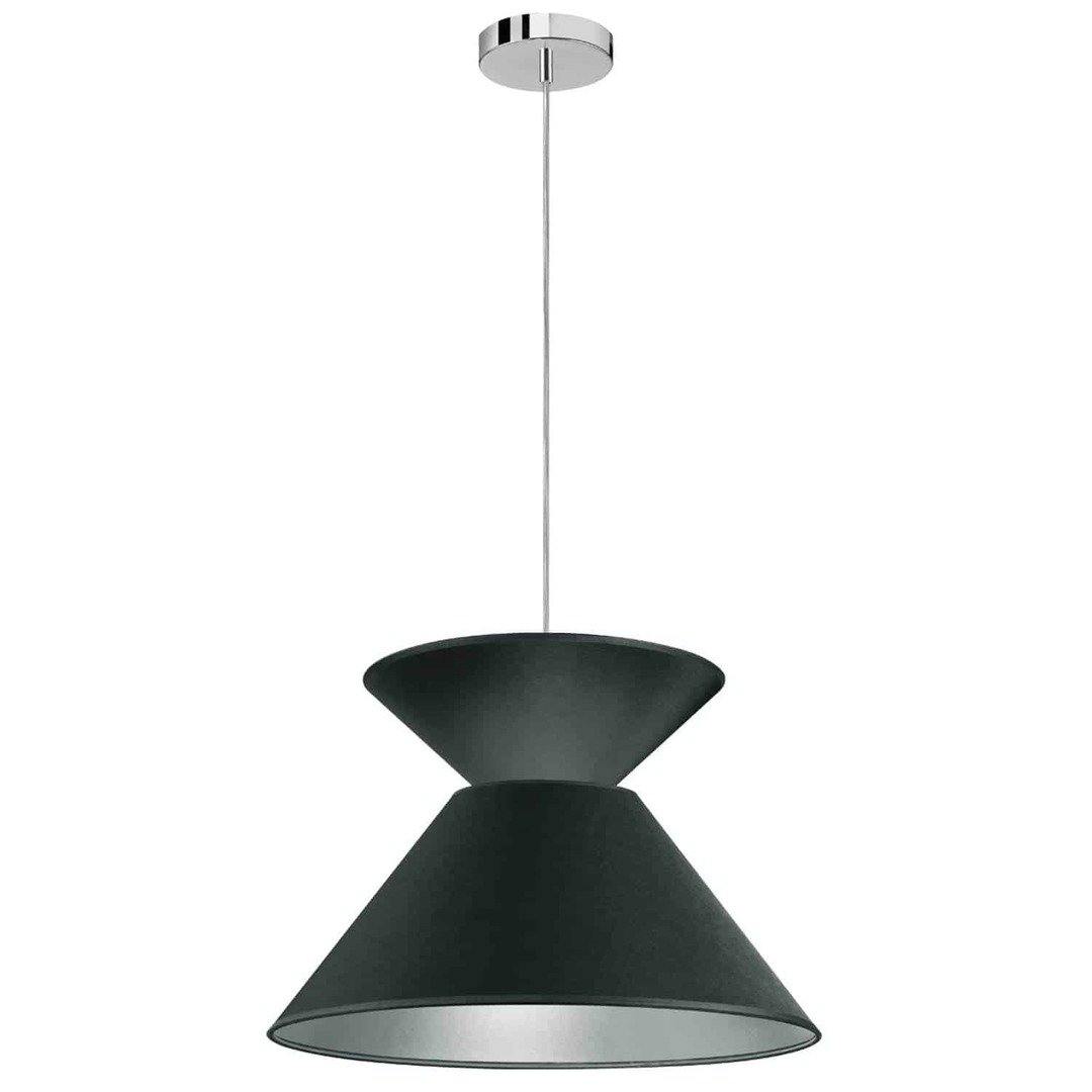Steel with Fabric Shade Pendant - LV LIGHTING