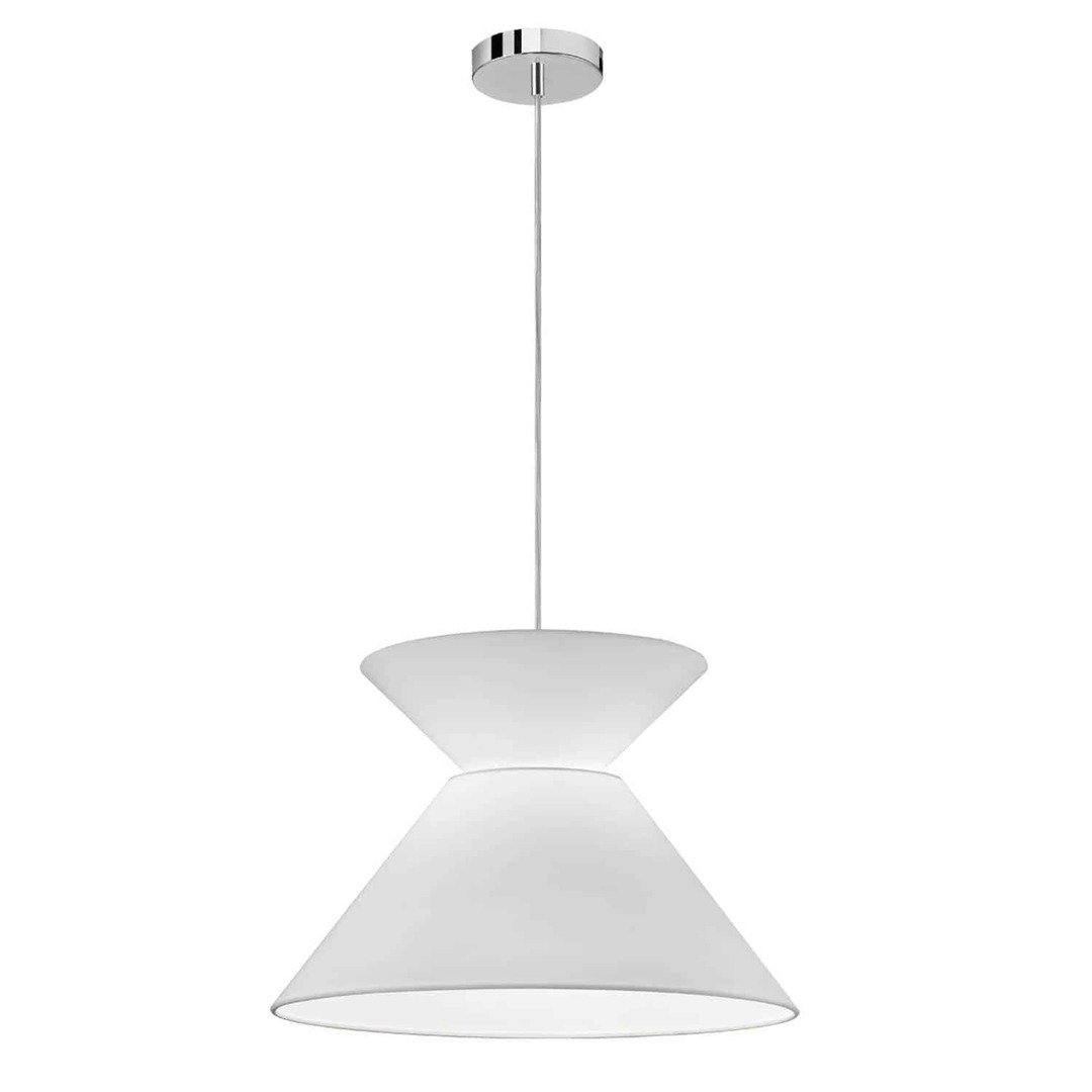 Steel with Fabric Shade Pendant - LV LIGHTING