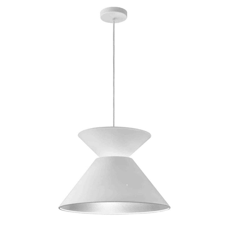 Steel with Fabric Shade Pendant - LV LIGHTING