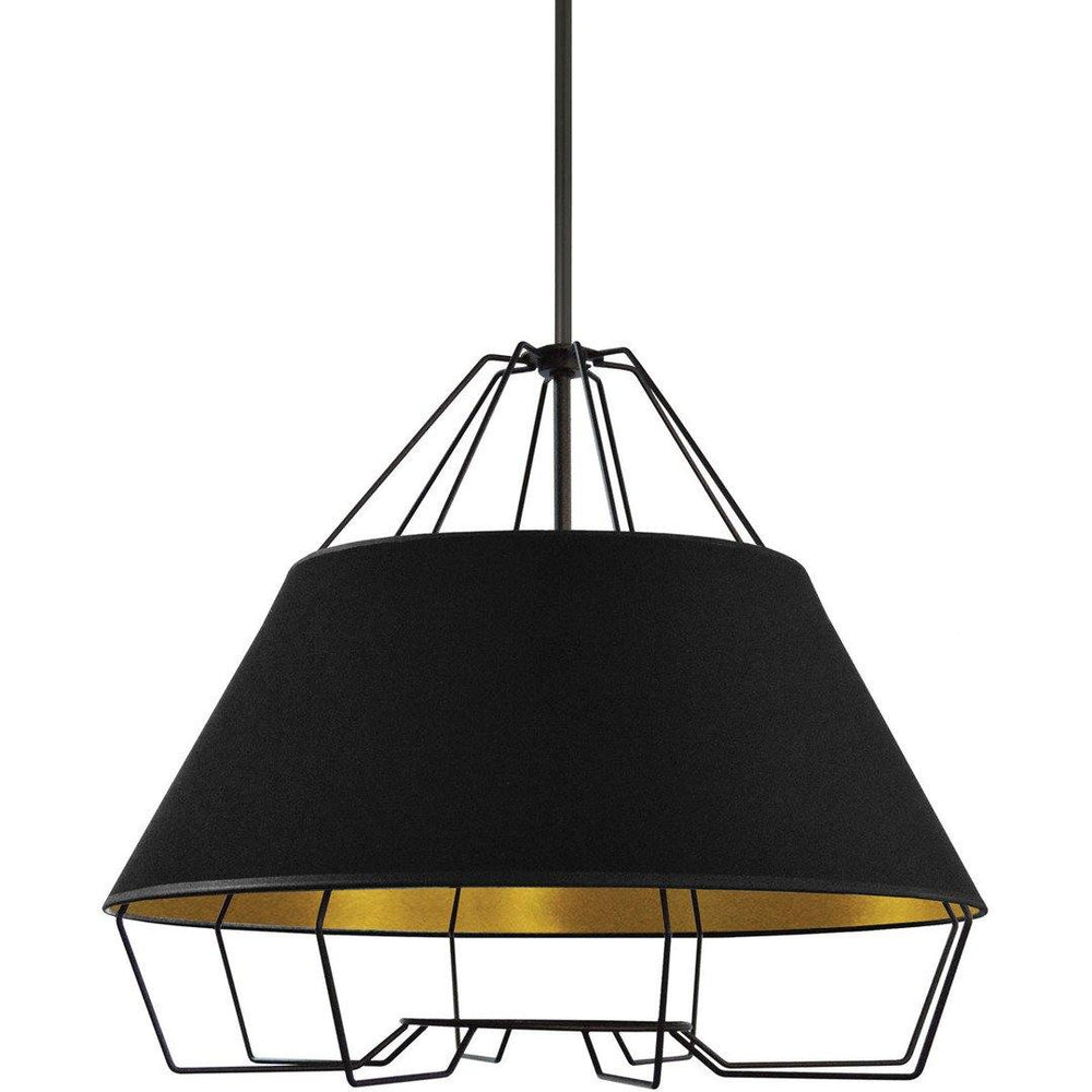 Steel Diamond Frame with Fabric Shade Chandelier - LV LIGHTING