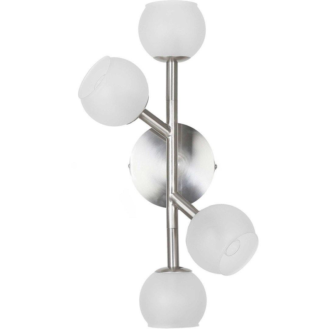 Steel with Glass Shade Wall Sconce - LV LIGHTING