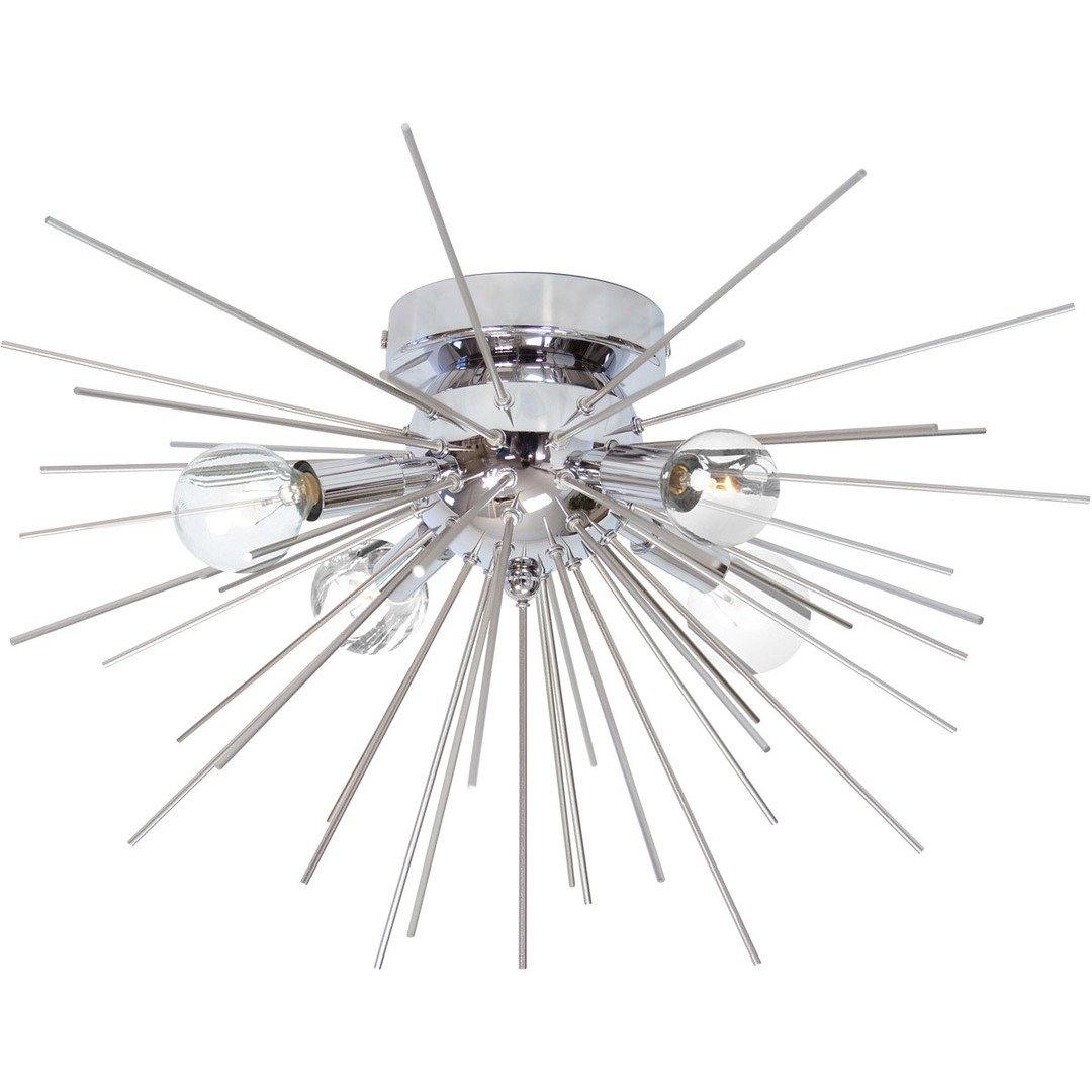 Steel Rod Burst Flush Mount - LV LIGHTING