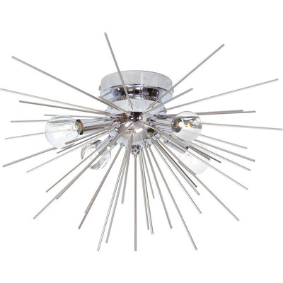 Steel Rod Burst Flush Mount - LV LIGHTING