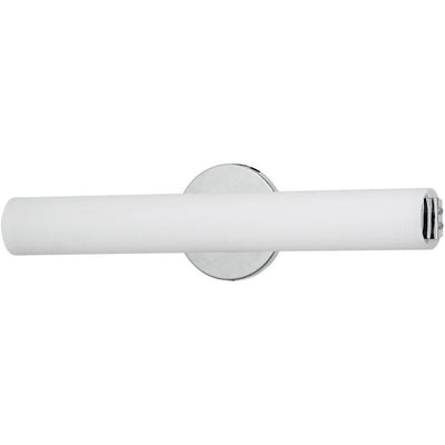 LED Polished Chrome with Frosted Glass Shade Vanity Light - LV LIGHTING
