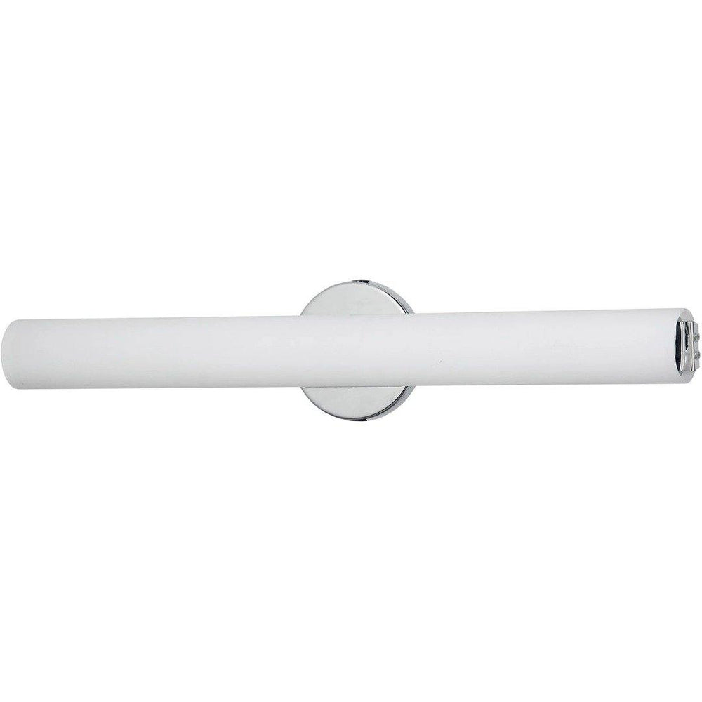 LED Polished Chrome with Frosted Glass Shade Vanity Light - LV LIGHTING