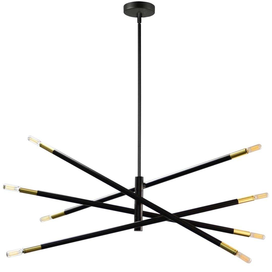 Steel with Adjustable Arm Chandelier - LV LIGHTING