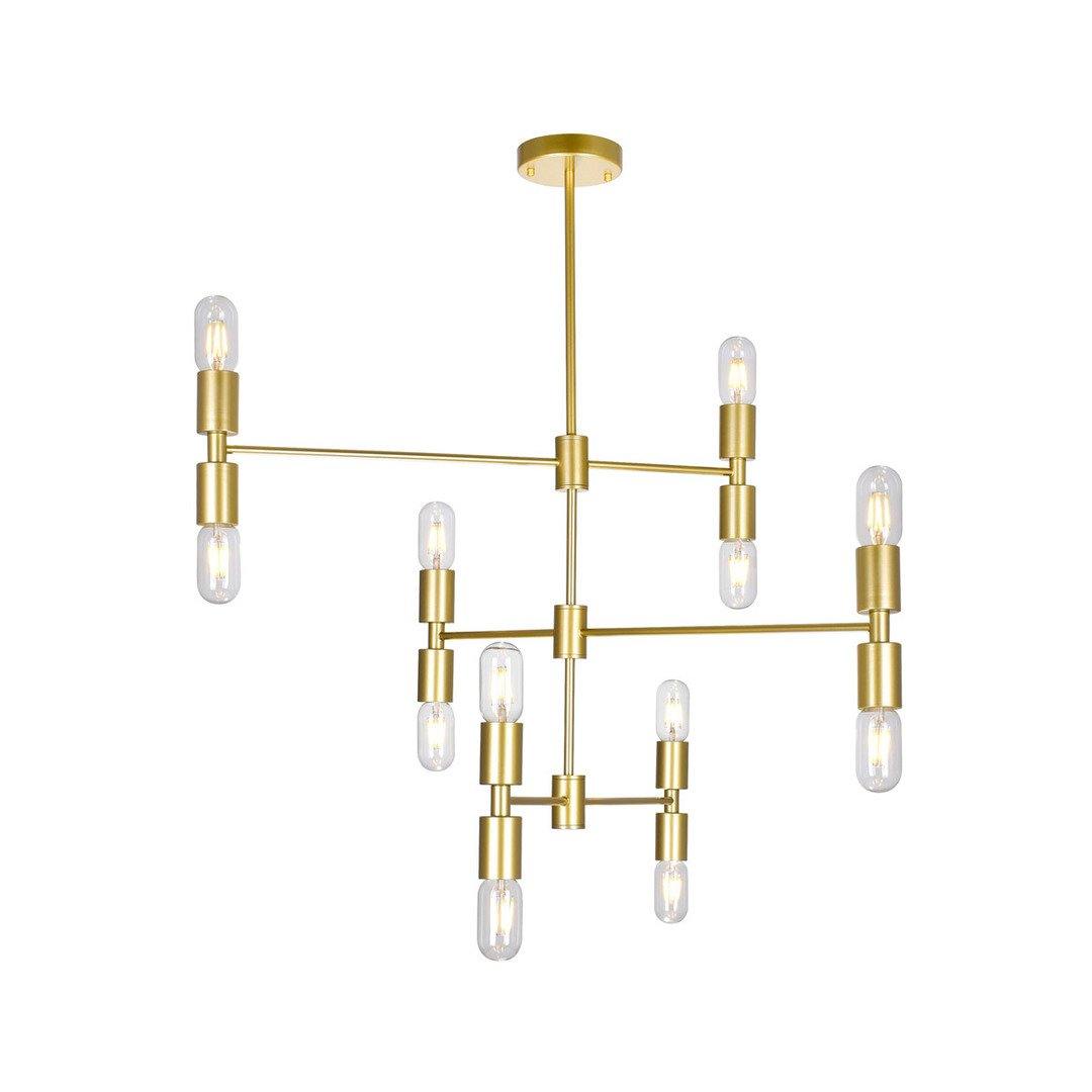 Medallion Gold with Multiple Arm Chandelier - LV LIGHTING
