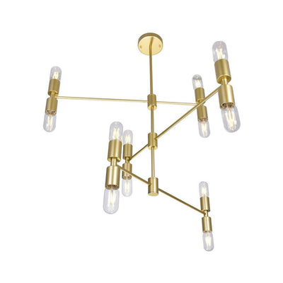 Medallion Gold with Multiple Arm Chandelier - LV LIGHTING