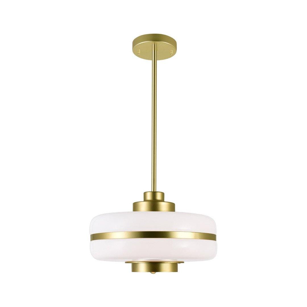 Pearl Gold with Round Pendant - LV LIGHTING