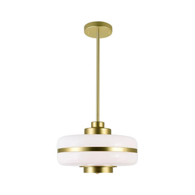Pearl Gold with Round Pendant - LV LIGHTING