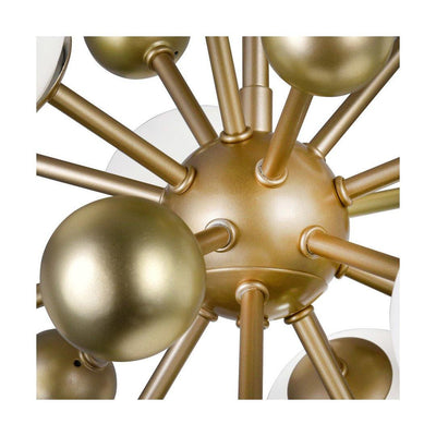 Steel Rod with Frosted Glass Globe Pendant - LV LIGHTING