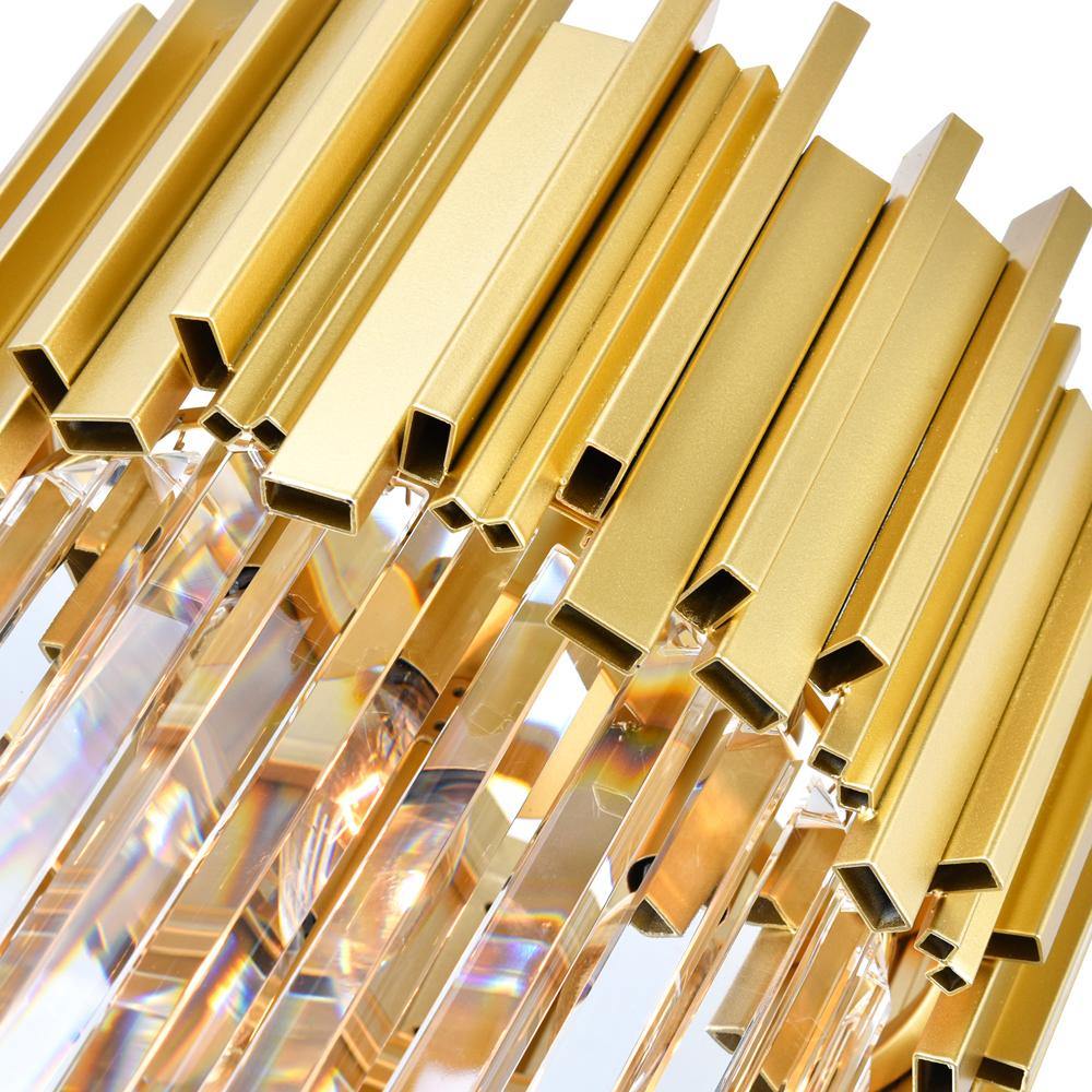 Medallion Gold with Crystal Round Chandelier - LV LIGHTING
