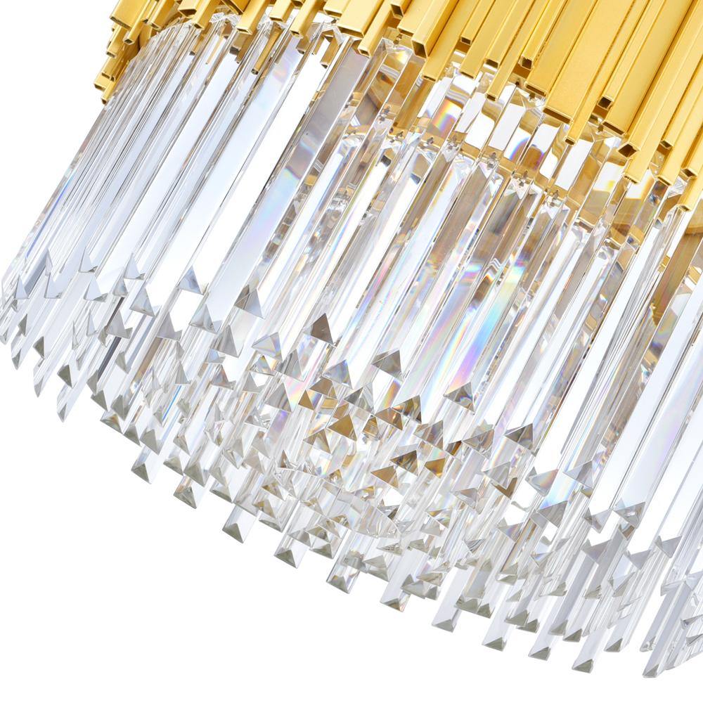 Medallion Gold with Crystal Round Chandelier - LV LIGHTING