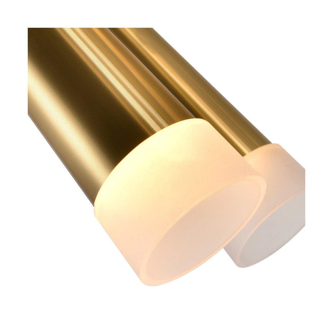 LED Gold Leaf Cone Shade Pendant - LV LIGHTING