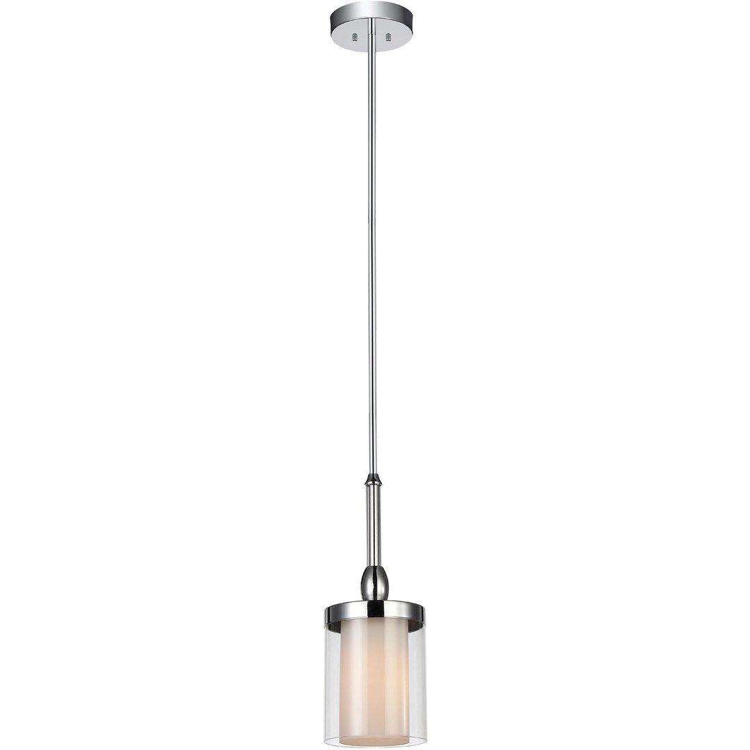 Chrome with Clear Glass Shade Mini Pendant - LV LIGHTING