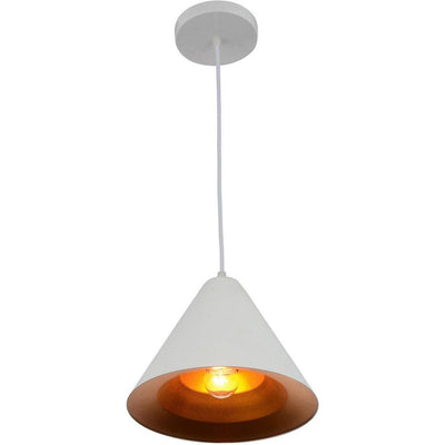 Steel with Cone Shade Pendant - LV LIGHTING