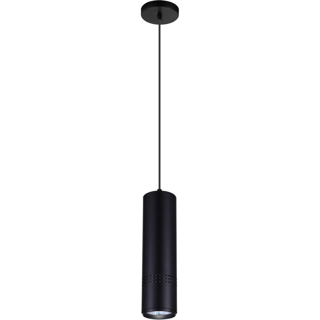 LED Black Cylindrical Pendant - LV LIGHTING