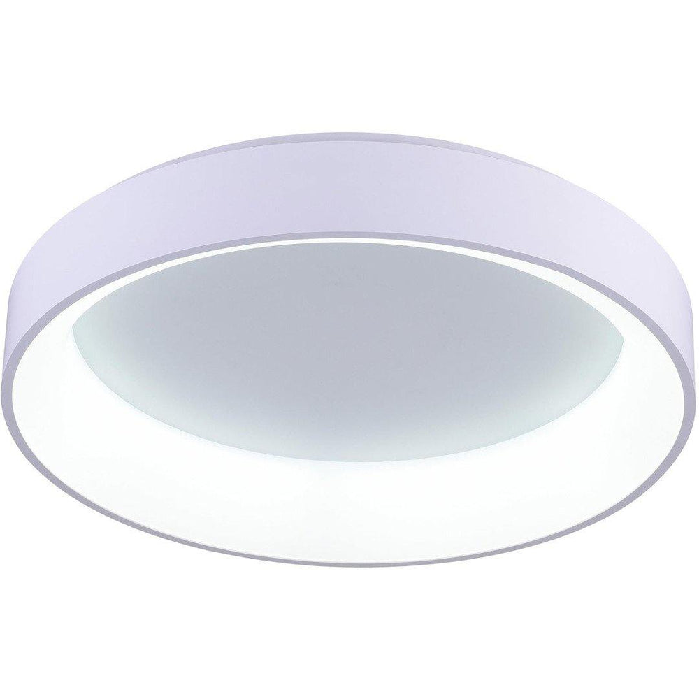 LED Steel Round Shade Flush Mount - LV LIGHTING