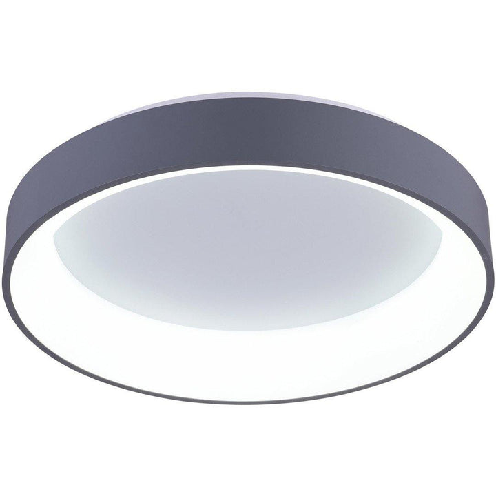 LED Steel Round Shade Flush Mount - LV LIGHTING
