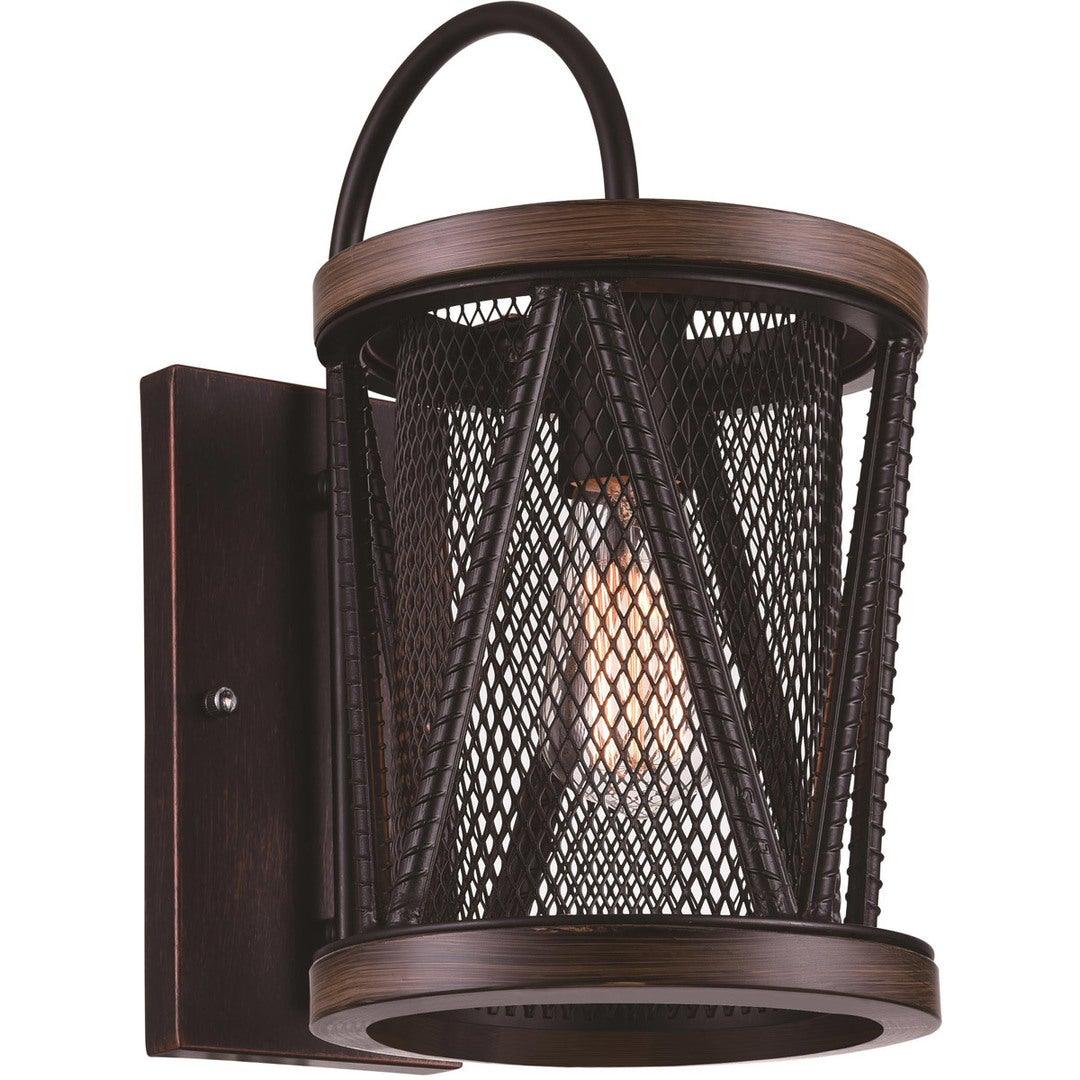 Pewter Rustic Frame with Mesh Wall Sconce - LV LIGHTING